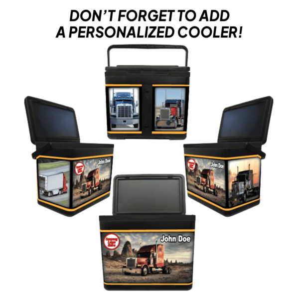 Iceberg Cooler Concepts - Custom Truck Driving Cooler- company branding; custom personal designs